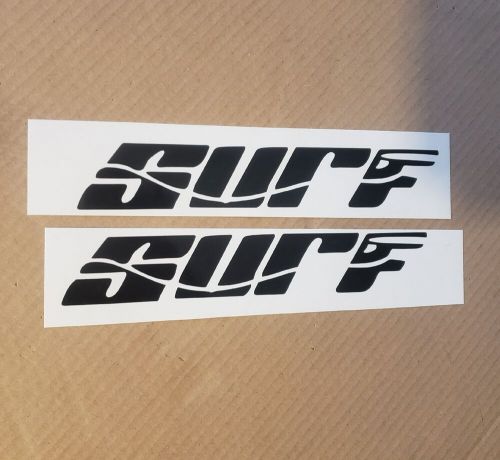 Sanger surf boat black replacement decals stickers - set of 2 usa best