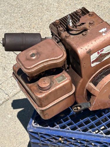 Vintage briggs and stratton 5 hp minibke go kart runs!