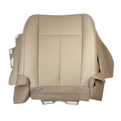 For 2007-2014 Ford Expedition Driver Bottom Perforated Leather Seat Cover Tan, US $55.29, image 2
