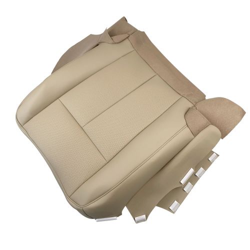 For 2007-2014 Ford Expedition Driver Bottom Perforated Leather Seat Cover Tan, US $55.29, image 4