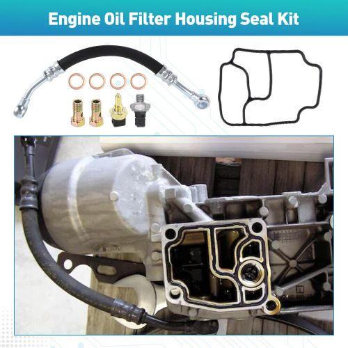 For BMW E46 E39 E53 E85 325Ci 530i X5 Z3 Engine Oil Filter Housing Gasket Kit, US $37.49, image 5