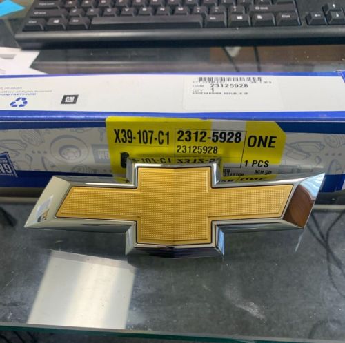 Oem new 2016-2023 chevrolet cruze malibu grille bow tie emblem badge 23125928