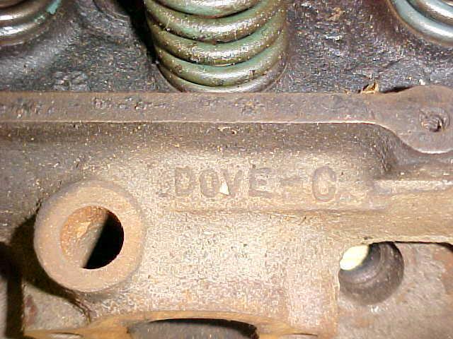 1970-1971 ford 429 dove-c cylinder head