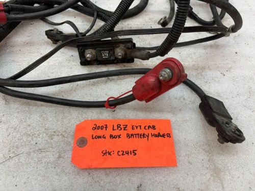 06 07 GMC CHEVROLET SILVERADO 2500HD 3500HD 6.6 LBZ OEM BATTERY CABLES, US $99.99, image 5