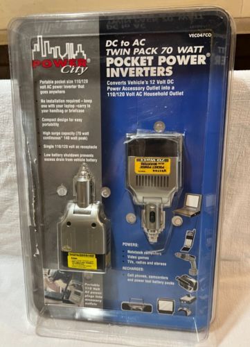 DC to AC Twin pack 70 Watt Pocket Power Inverters Power City, US $28.95, image 5