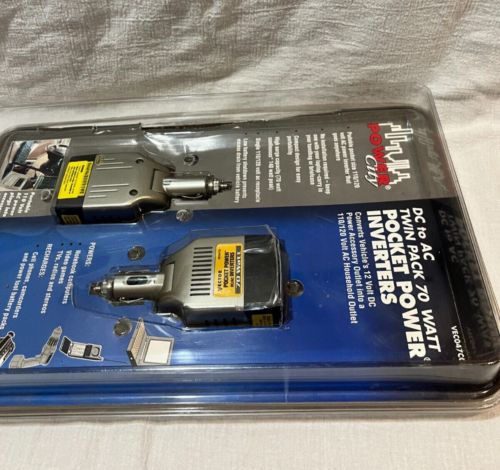 DC to AC Twin pack 70 Watt Pocket Power Inverters Power City, US $28.95, image 7