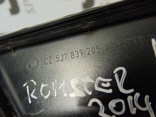 Skoda roomster passenger side rear external door handle 2014