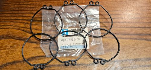Yamaha 6j8-14984-00 gasket, float chamber lot of 5 oem