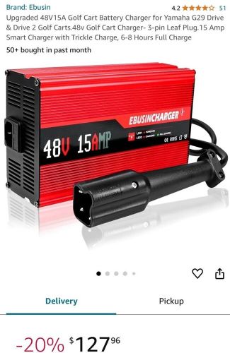 EBUSINCHARGER 48V 15A Yamaha G29 & Drive 2 Golf Cart Charger, US $65.00, image 2