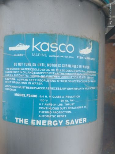 KASCO 3/4hp DE-ICER F3400 w/ 25 FOOT CORD N.O.S., US $600.00, image 12