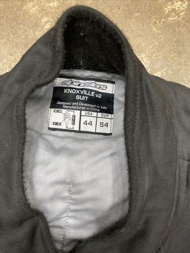 Alpinestars Knoxville V2 Auto Racing Suit | Size 44 | Black/White | SFI, US $49.99, image 4