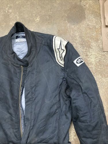 Alpinestars Knoxville V2 Auto Racing Suit | Size 44 | Black/White | SFI, US $49.99, image 7
