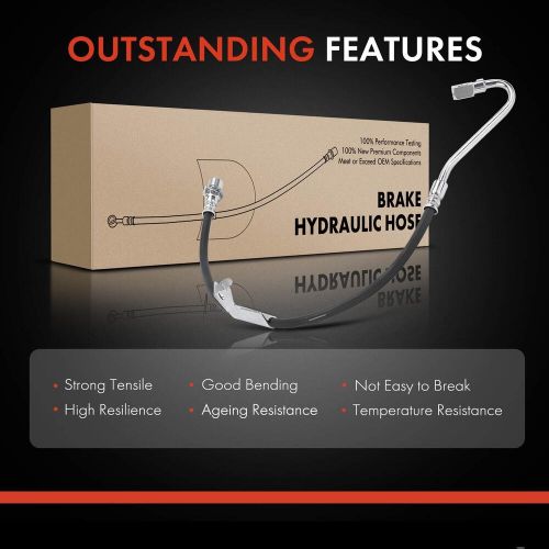 Front Right Brake Hydraulic Hose for Chevy Blazer 98-00 S10 GMC Jimmy Isuzu Olds, US $14.99, image 6