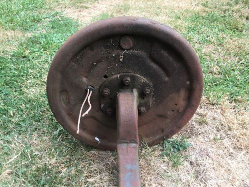 Trailer axle with 6-hole 14" wheels & tires. 4" drop, 1-3/4" axle., US $115.00, image 3