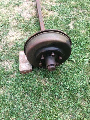 Trailer axle with 6-hole 14" wheels & tires. 4" drop, 1-3/4" axle., US $115.00, image 5