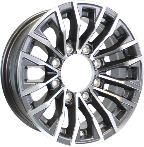 Aluminum Trailer Wheel 16X6 16 X 6 8 Lug 6.5 Center Edge Gun Metal Rim, US $116.98, image 4