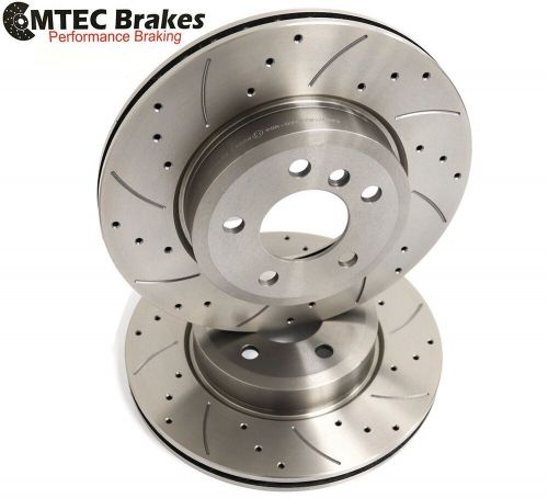 SKODA OCTAVIA III 5E 2.0 TDi 150bhp 12-20 Front Brake Disc Drilled Grooved 288mm, US $, image 2