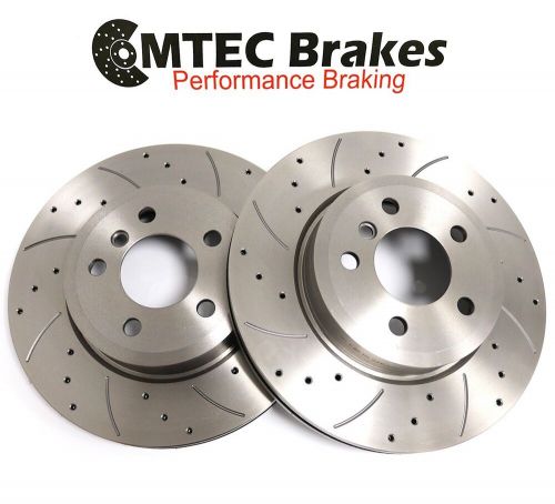 SKODA OCTAVIA III 5E 2.0 TDi 150bhp 12-20 Front Brake Disc Drilled Grooved 288mm, US $, image 4