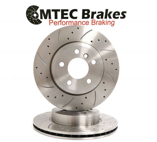 SKODA OCTAVIA III 5E 2.0 TDi 150bhp 12-20 Front Brake Disc Drilled Grooved 288mm, US $, image 7