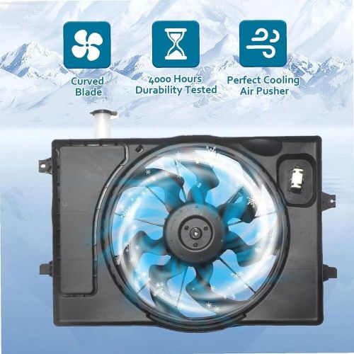 Radiator Cooling Fan Assembly for 2017-2020 Hyundai Elantra 2019-2022 Kia Forte, US $67.99, image 4