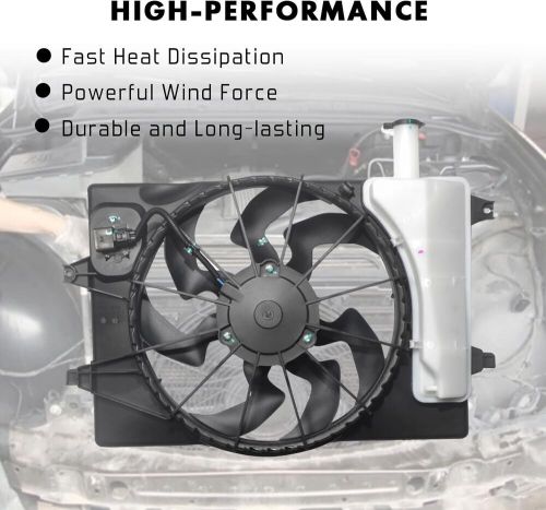 Radiator Cooling Fan Assembly for 2017-2020 Hyundai Elantra 2019-2022 Kia Forte, US $67.99, image 8