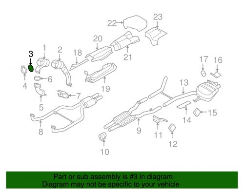 Genuine BMW Pre-Converter O-Ring 18-30-7-553-601, US $22.81, image 2
