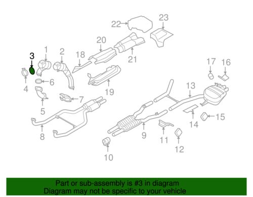 Genuine BMW Pre-Converter O-Ring 18-30-7-553-601, US $22.81, image 3