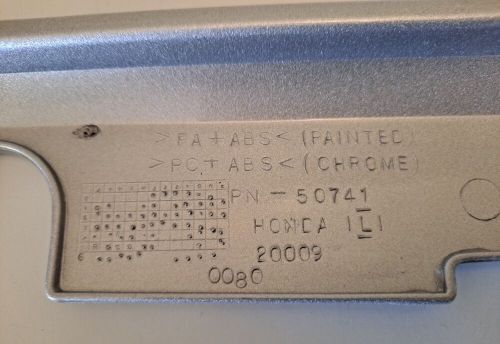 Honda GL1800 Gold Wing Passenger Step Footpeg Holder Covers OEM 2001-2010 R & L, US $20.00, image 4