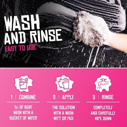 Boat Juice Wash & Shine - Soap, 32 Fl Oz (Pack of 10, Pink, US $31.99, image 6