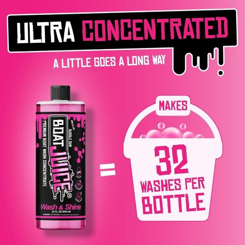 Boat Juice Wash & Shine - Soap, 32 Fl Oz (Pack of 10, Pink, US $31.99, image 7