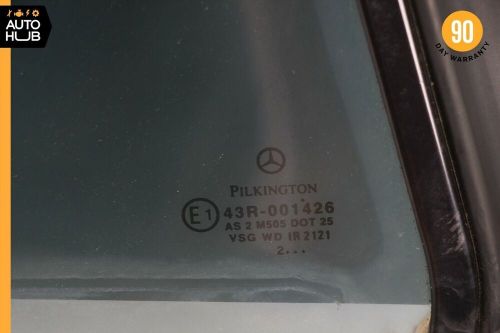 00-06 mercedes w215 cl55 amg cl500 quarter window glass rear right side oem 71k