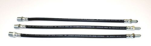 Wolseley 4/44 1953 - 1956 car set of 3 x flexible rubber brake hoses