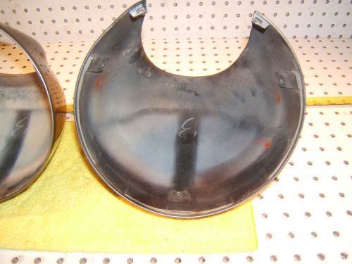 Porsche 928 928s front  headlights plastic tan surround 2 covers,928.150.083.02