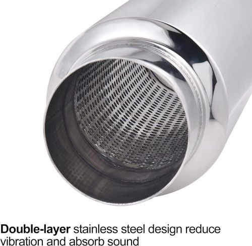 3" Inlet/Outlet 12" Long Exhaust Resonator Muffler Weld-On For Ford F-150 5.0L, US $55.49, image 9
