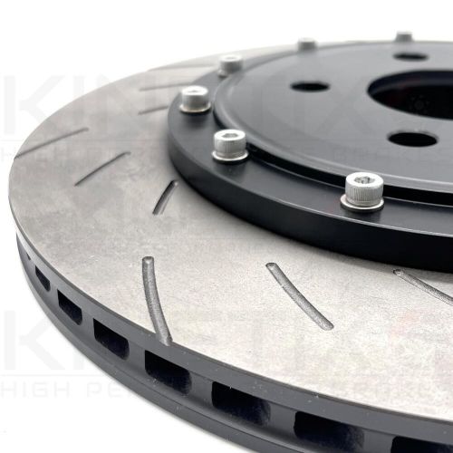 FOR AUDI S4 S5 SQ5 GROOVED 2 PIECE PEFORMANCE REAR BRAKE DISCS PAIR 330mm, US $, image 5