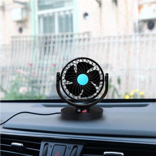 ABS Material Car Fan for Dashboard Wide Angle Air Supply Easy Installation, US $20.84, image 17