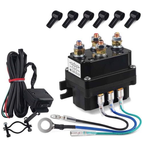 12V 250A Winch Relay Winch Solenoid Contactor Winch Rocker Thumb Switch Combo..., US $46.00, image 7