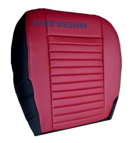 2011 Fits DODGE CHALLENGER SXT 2-Door Driver Bottom vinyl Seat Cover 2Tone RED, US $133.91, image 3