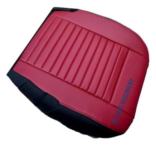 2011 Fits DODGE CHALLENGER SXT 2-Door Driver Bottom vinyl Seat Cover 2Tone RED, US $133.91, image 4