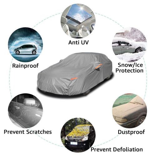 Heavy Duty Outdoor Full Car Cover 100% Waterproof Protect Fit 15-16FT Auto, US $45.90, image 2