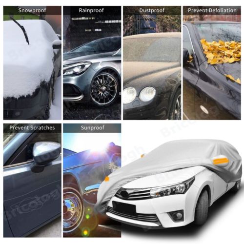 Heavy Duty Outdoor Full Car Cover 100% Waterproof Protect Fit 15-16FT Auto, US $45.90, image 9