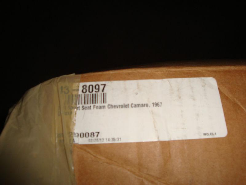 67-68 Camaro Bucket Seat Foam Made in the USA New!!, US $50.00, image 2