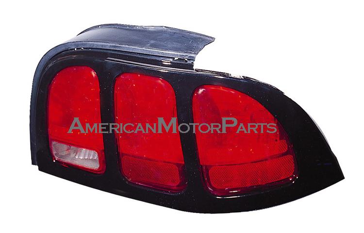 Right passenger replacement tail light w/ bezel 96-98 ford mustang f7zz13404ca
