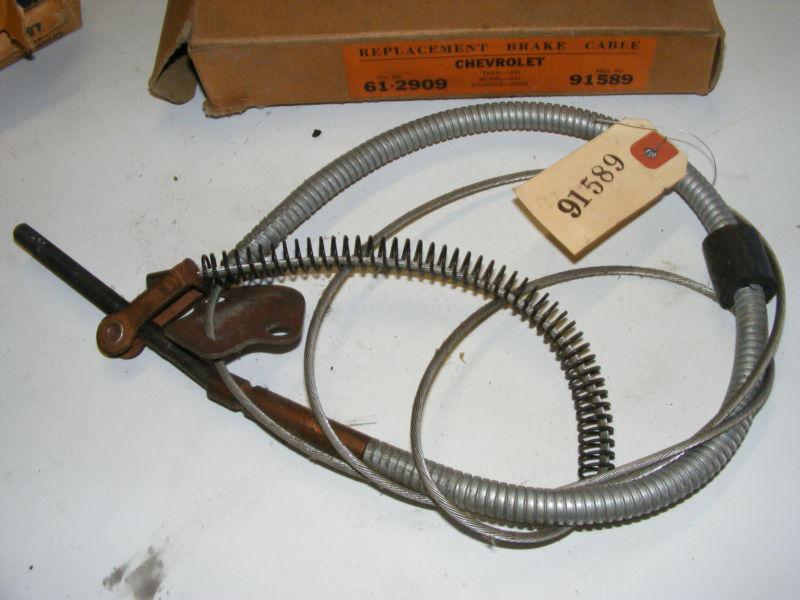 1940 chevrolet passenger rear brake cable nos-r new 91589