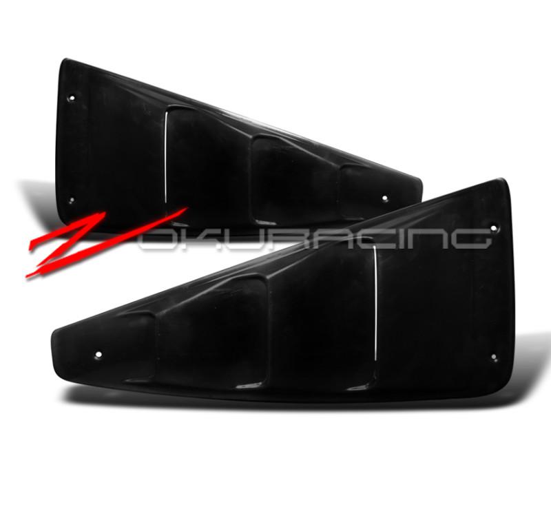 2005-2013 ford mustang rear side 1/4 quarter window louvers