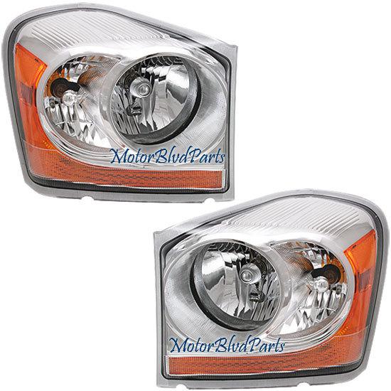 04 05 durango oe style headlights headlamps left+right