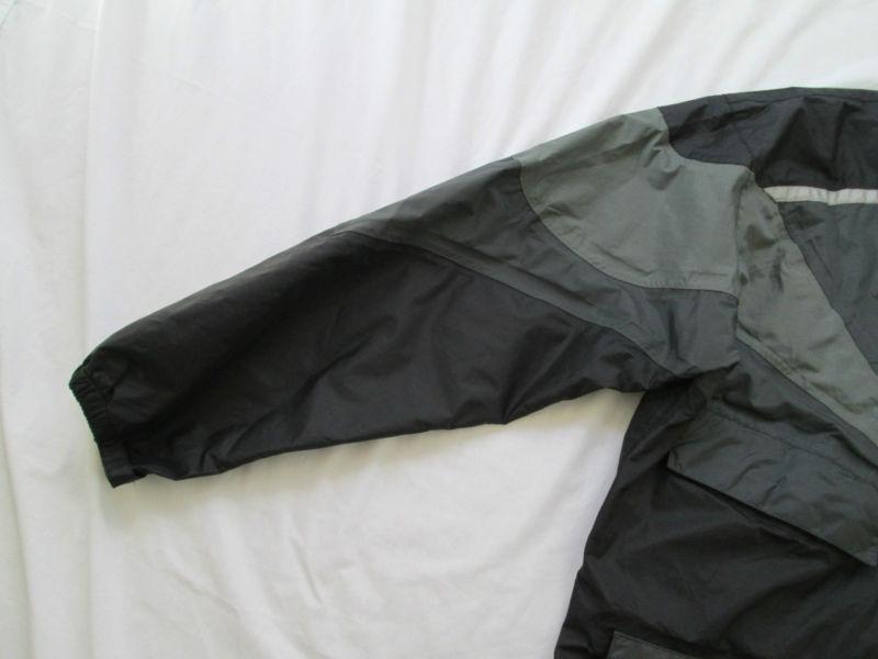 MEN'S TEKNIC MOTORCYCLE BIKER NYLON RIDING JACKET EXCELLENT, US $14.99, image 4