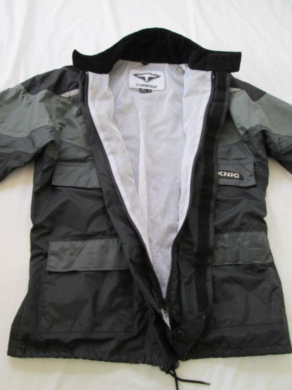 MEN'S TEKNIC MOTORCYCLE BIKER NYLON RIDING JACKET EXCELLENT, US $14.99, image 8