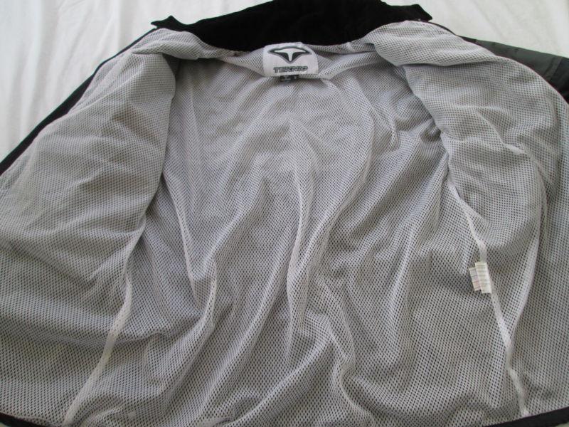 MEN'S TEKNIC MOTORCYCLE BIKER NYLON RIDING JACKET EXCELLENT, US $14.99, image 9