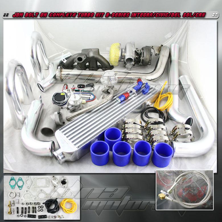 Purchase BSERIES TURBO/TURBOCHARGER KIT B16 B18 B20 INTEGRA DC2 in
